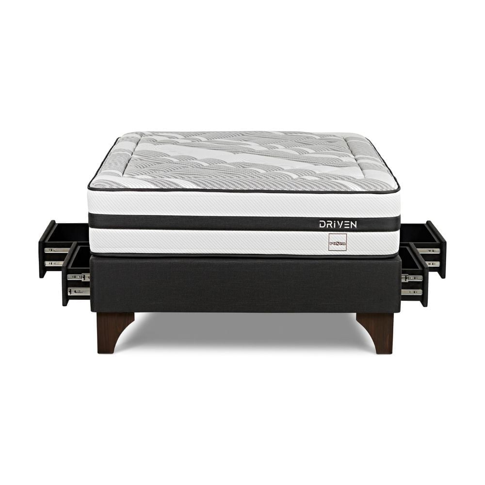 CAMA EUROPEA CON CAJONES ROSEN DRIVEN 2 PLAZAS - 2