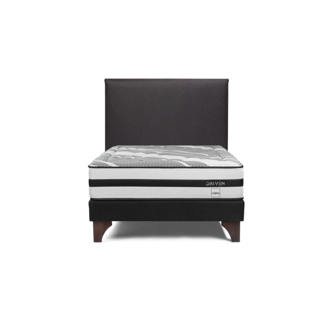 DORMITORIO EUROPEO ROSEN DRIVEN 1.5 PLAZAS CONNOR GRAFITO - 1