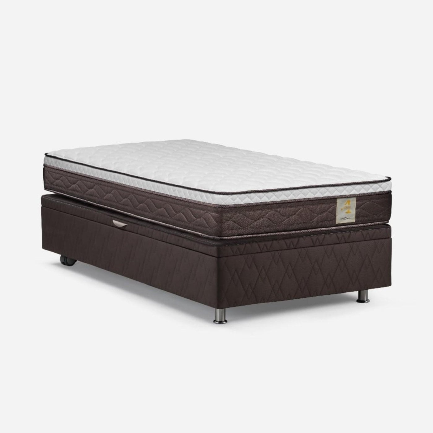DORMITORIO BOXET ROSEN NEW STYLE 4 1.5 PLAZAS CONNOR GRAFITO - 4