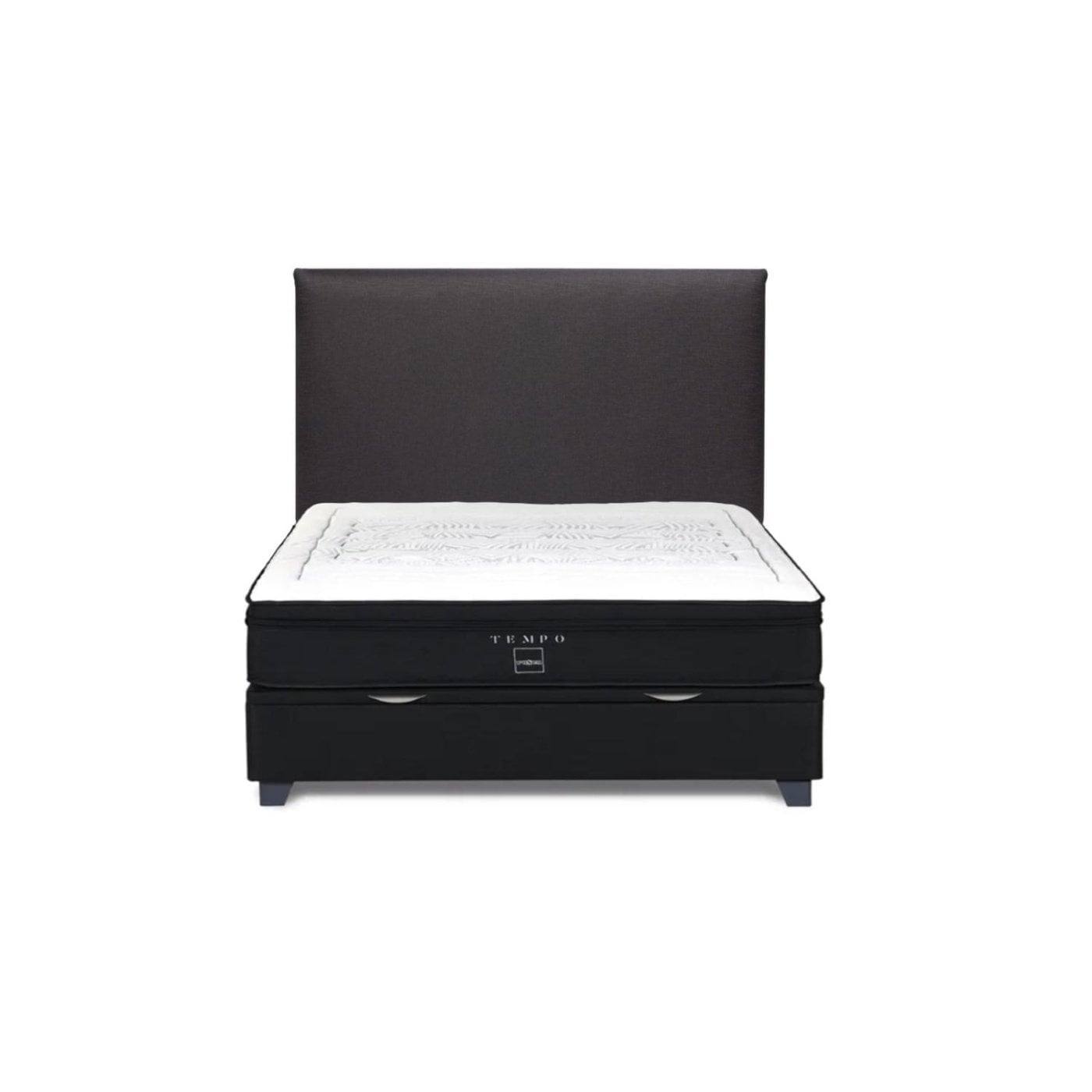 DORMITORIO BOXET ROSEN TEMPO 2 PLAZAS CONNOR GRAFITO - 1