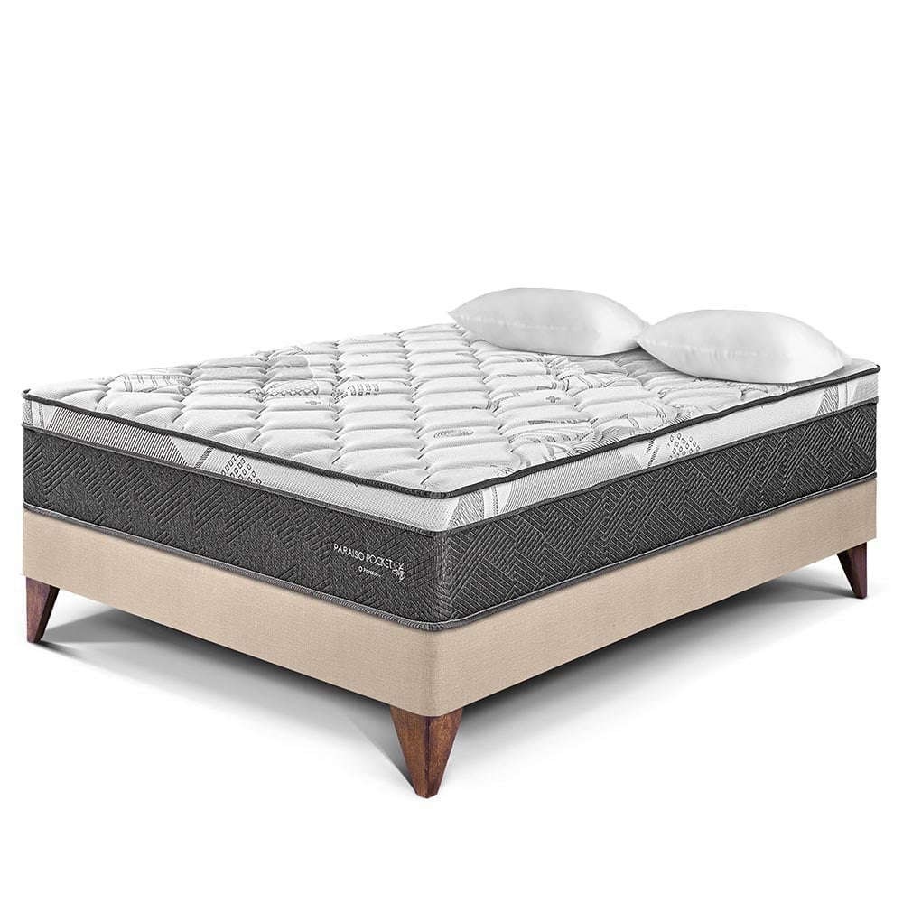 CAMA EUROPEA PARAÍSO POCKET STAR 2 PLAZAS CHAMPAGNE - 1