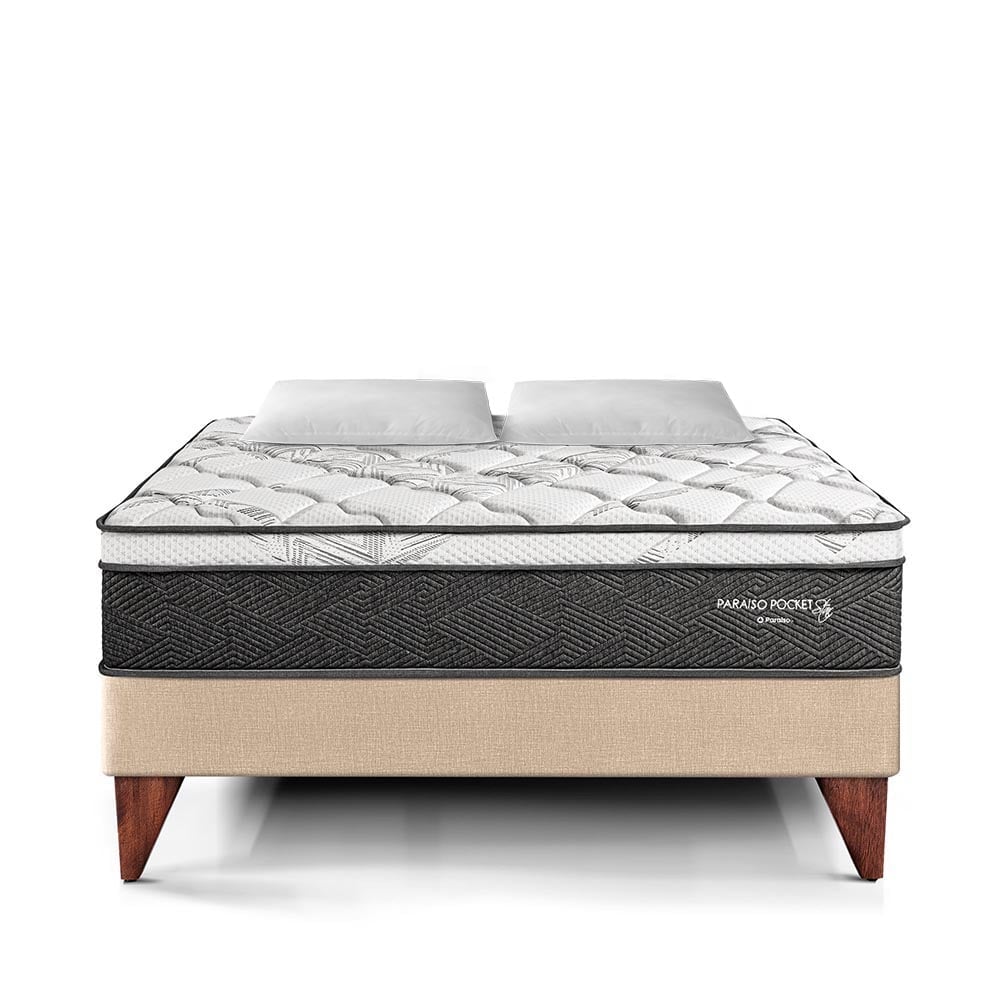 CAMA EUROPEA PARAÍSO POCKET STAR 2 PLAZAS CHAMPAGNE - 3
