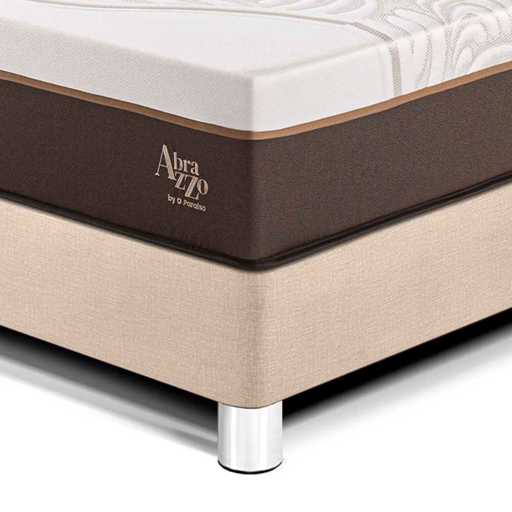 DORMITORIO PARAÍSO ROYAL ABRAZZO KING CHAMPAGNE + 2 ALMOHADAS VISCOELÁSTICAS - 2