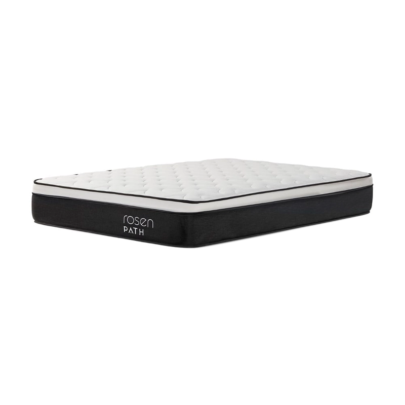 DORMITORIO EUROPEO CON CAJONES ROSEN PATH GRAFITO 2 PLAZAS NEW BENNET GRAFITO + 2 ALMOHADAS - 3