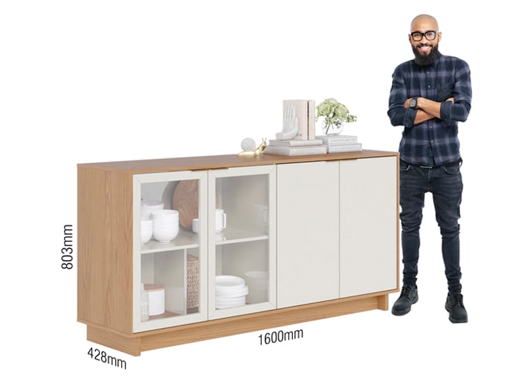 APARADOR RIPLEY HOME 1 REPISA VITORIA OFF WHITE - 5