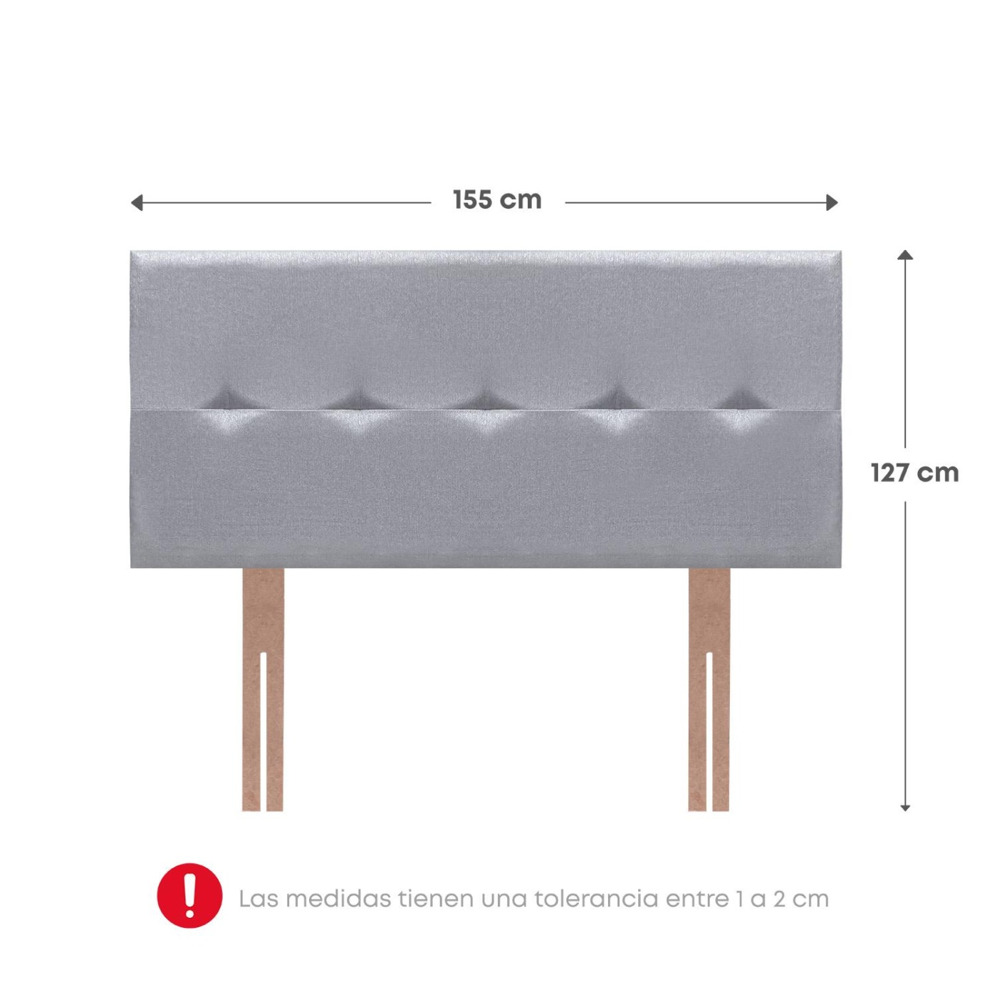 CABECERA RIZZOLI VESUBIO QUEEN PLATA - 2