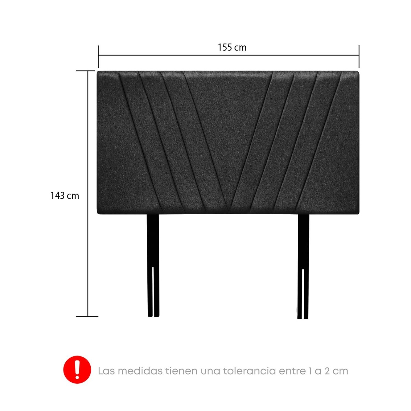 CABECERA RIZZOLI NÁPOLES QUEEN GRIS - 2