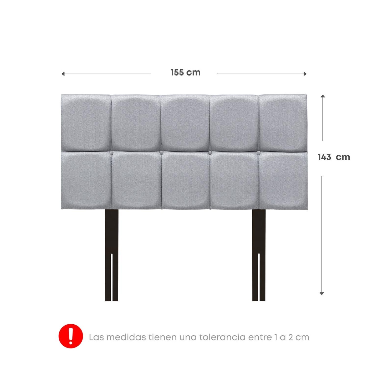 CABECERA RIZZOLI NÁPOLES CUADROS QUEEN PLATA - 2