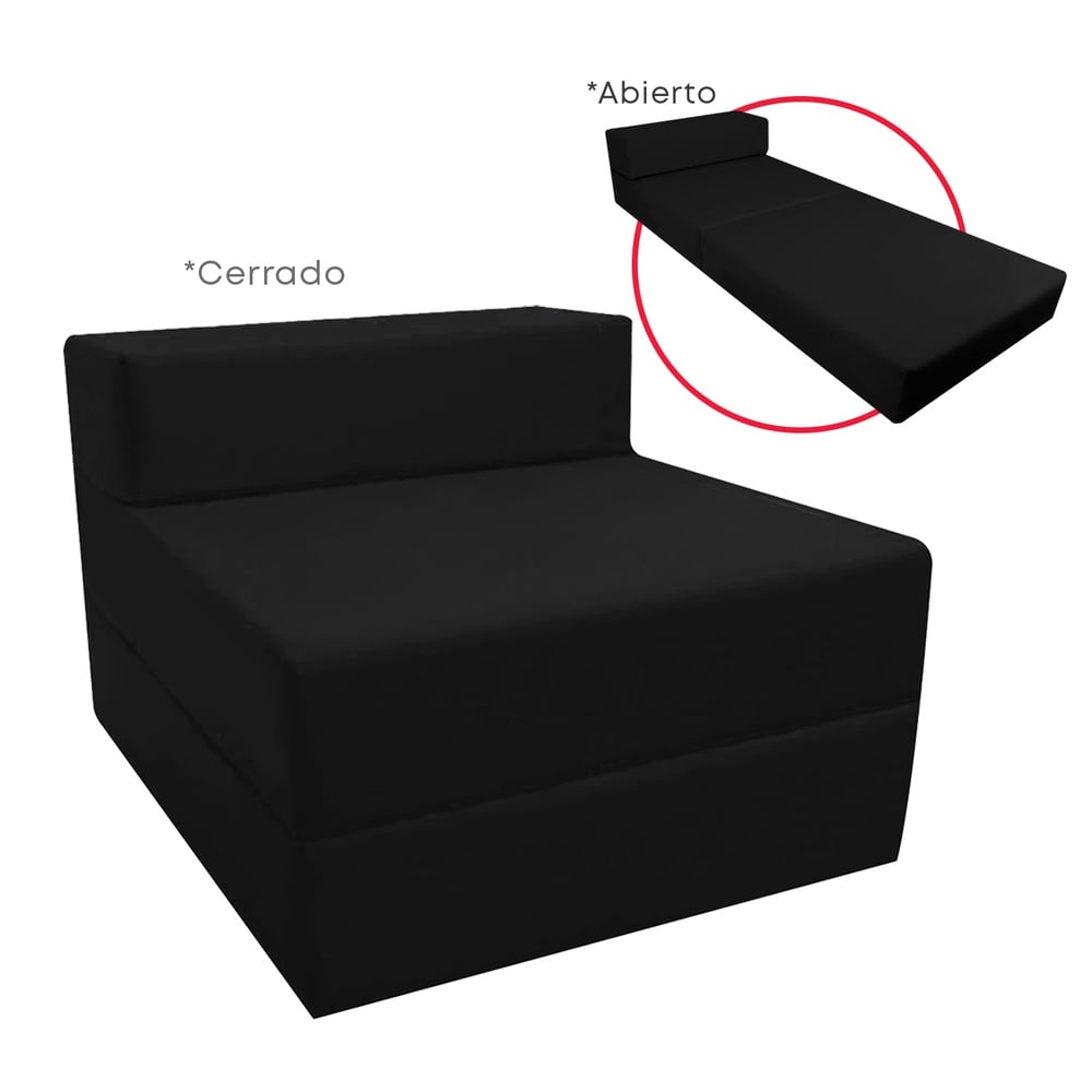 CAMA AMERICANA FORLI ACQUA 2 PLAZAS GRAFITO + SOFÁ CAMA - 7