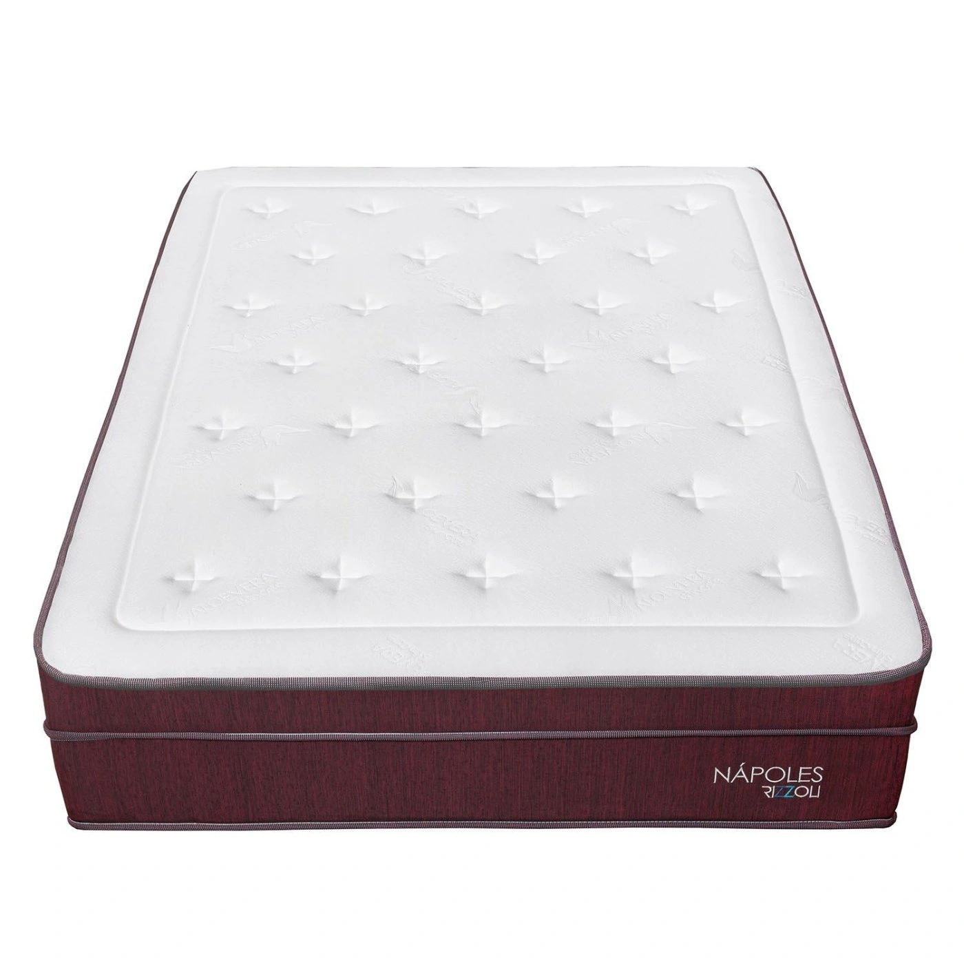 DORMITORIO AMERICANO RIZZOLI NÁPOLES KING CON CAJONES GUINDA - 4