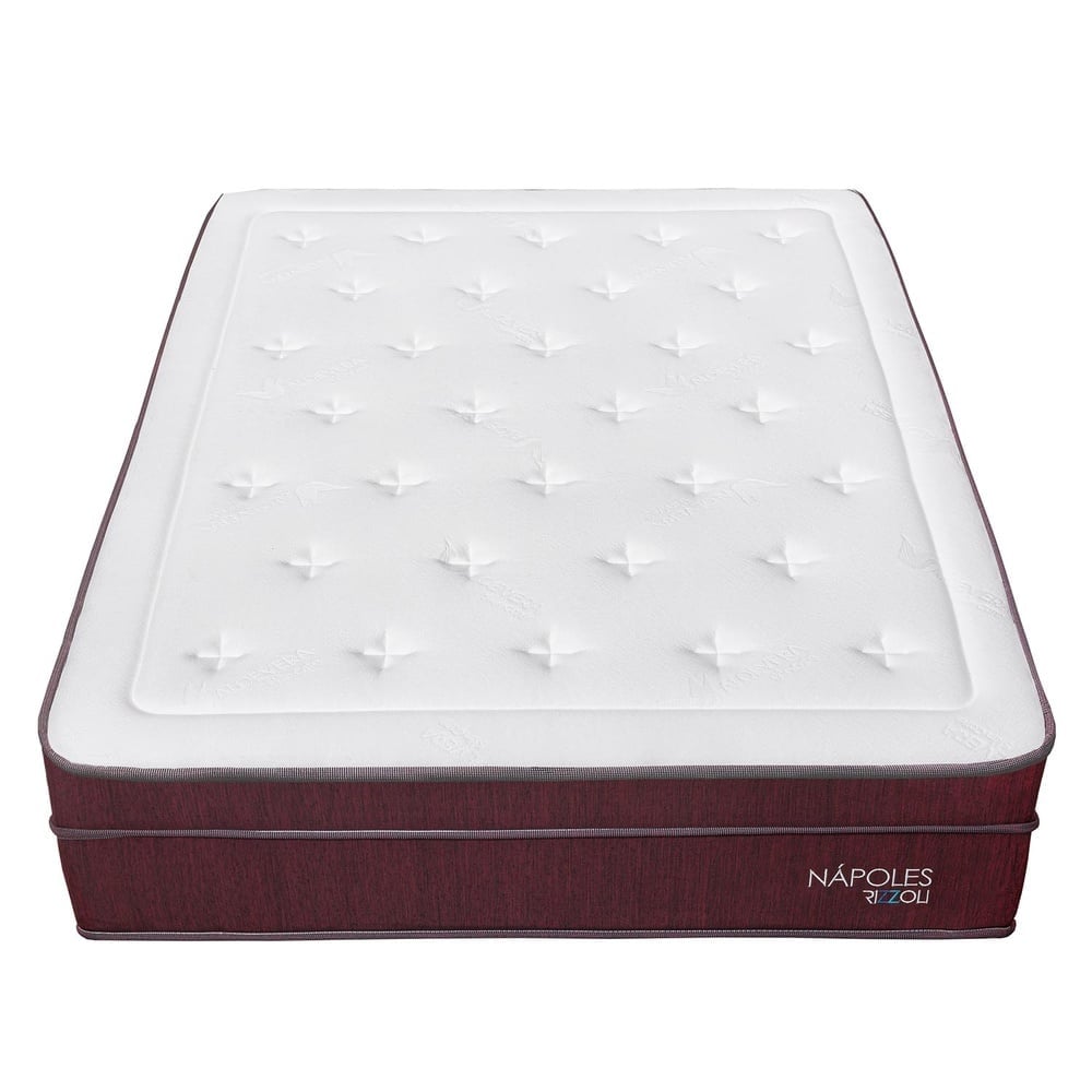 DORMITORIO BOXET RIZZOLI NÁPOLES 1.5 PLAZAS GUINDA + ZAPATERA - 3
