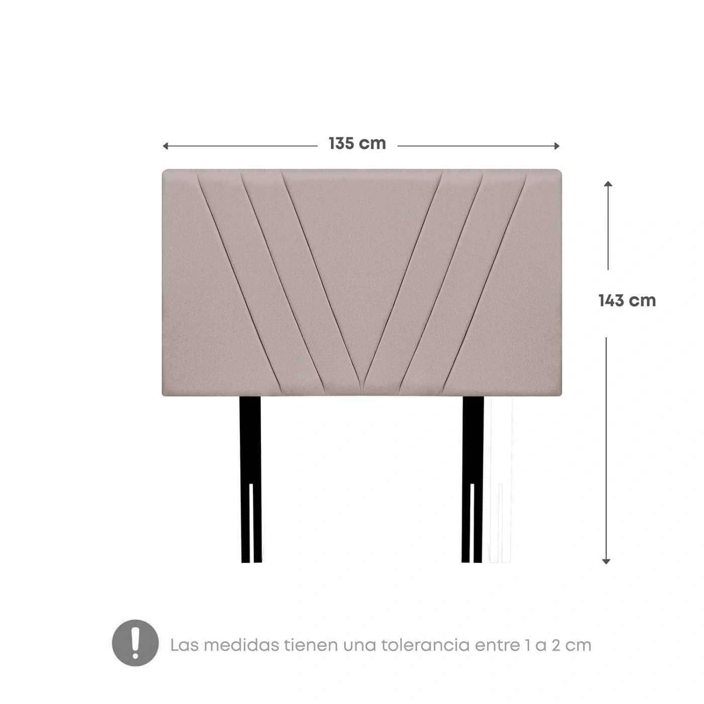 DORMITORIO RIZZOLI NAPOLES 2 PLAZAS 4 CAJONES + VELADOR MUNDIAL - 9