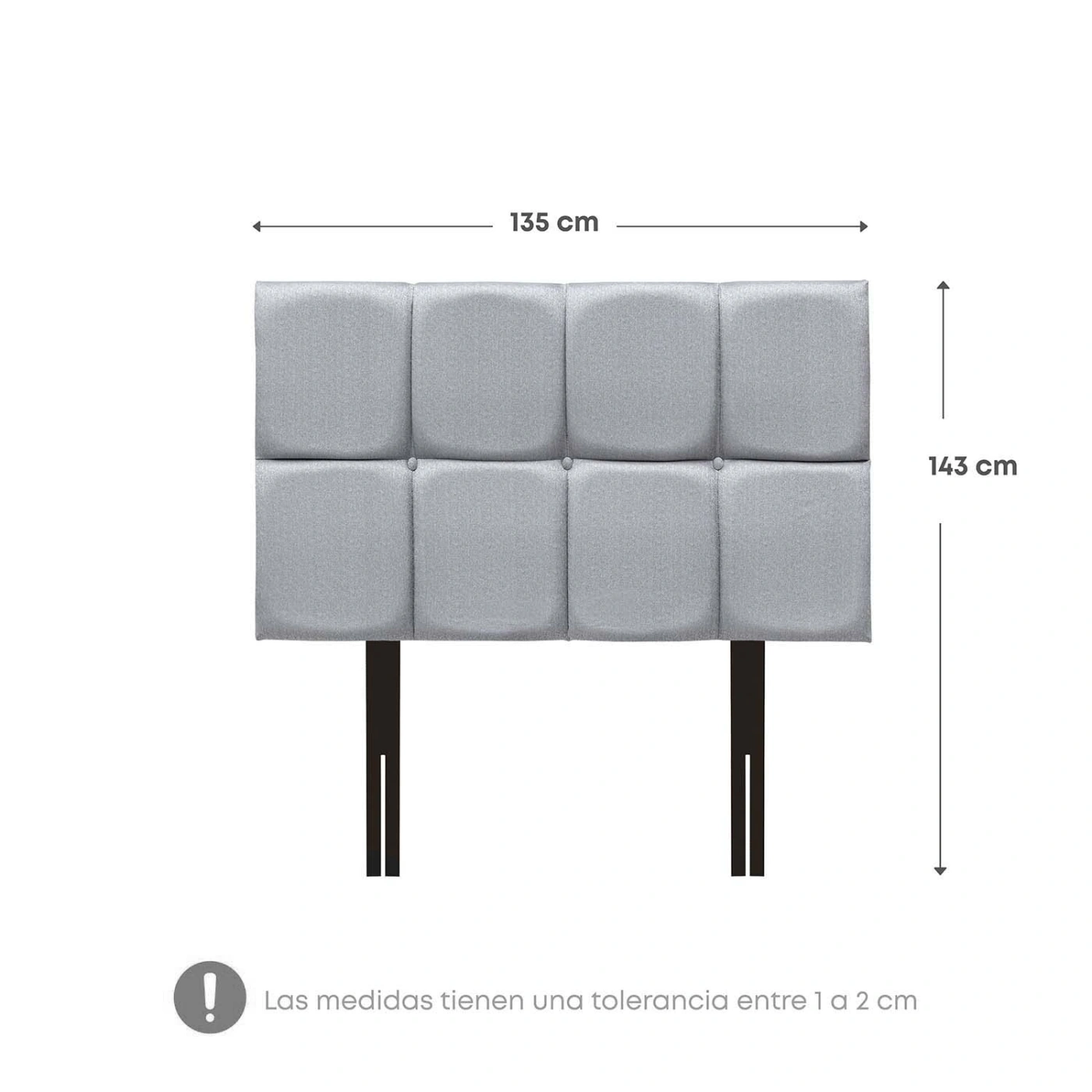 DORMITORIO RIZZOLI NAPOLES 2 PLAZAS 4 CAJONES + VELADOR MUNDIAL - 9