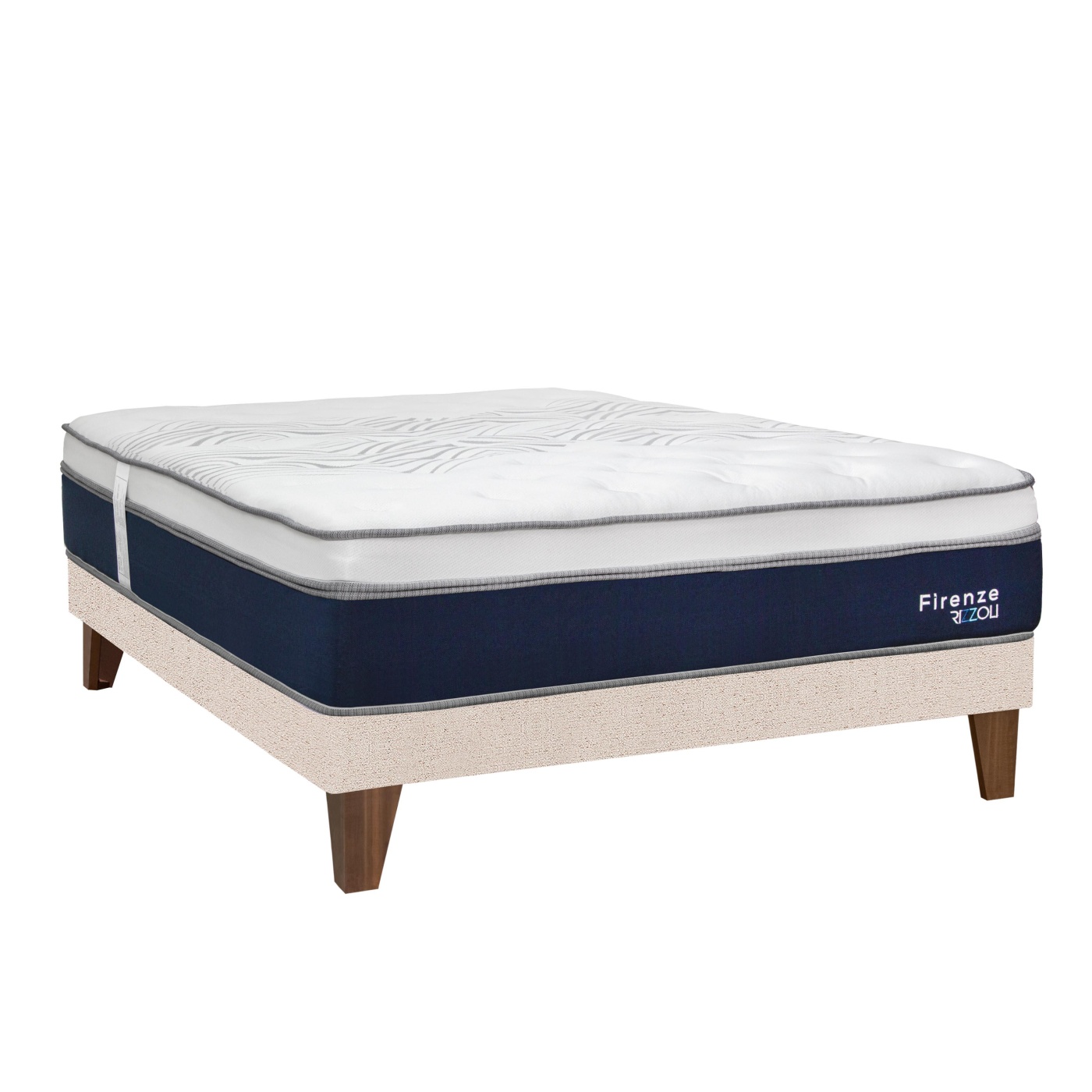 CAMA EUROPEA RIZZOLI FIRENZE 1.5 PLAZAS BEIGE - 1