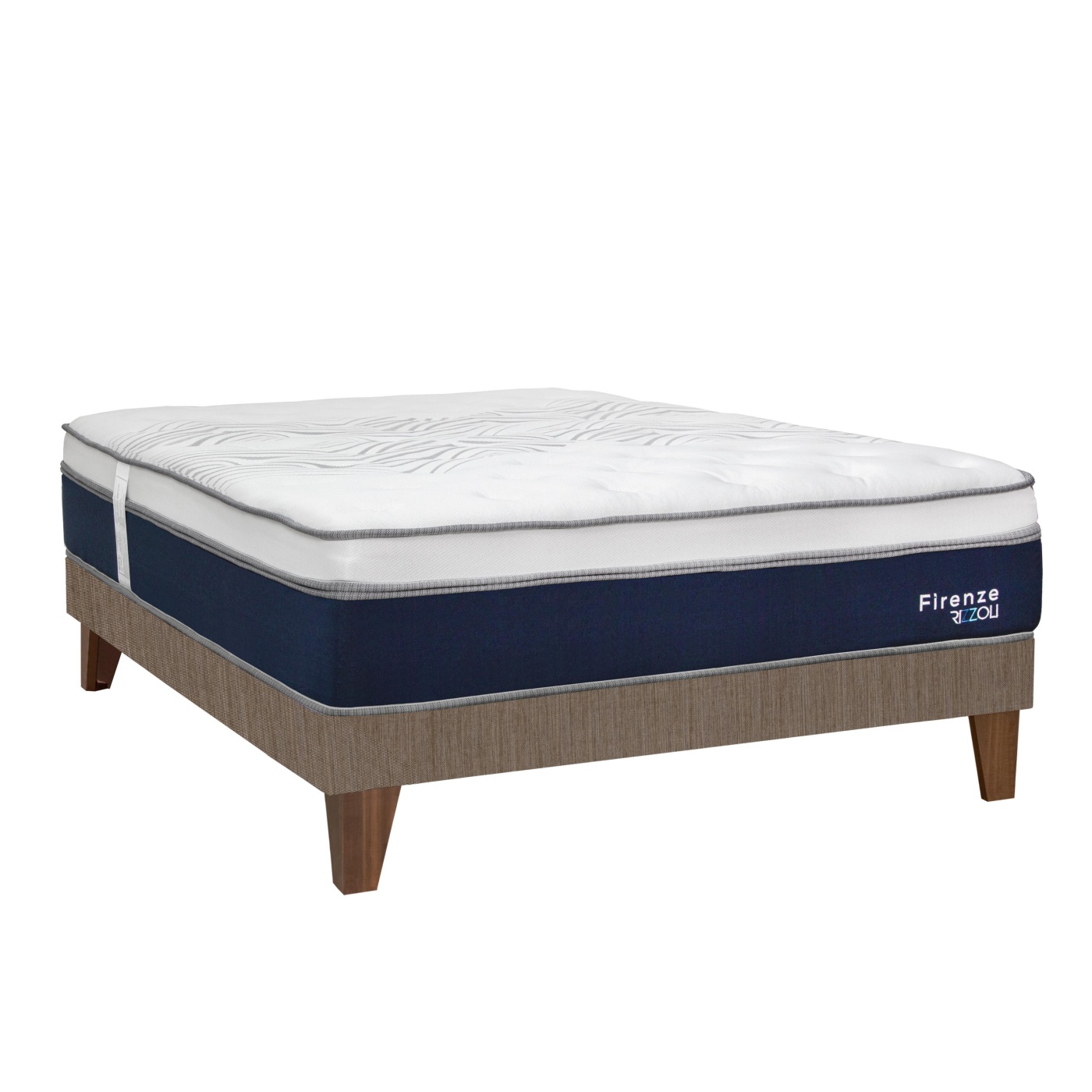 CAMA EUROPEA RIZZOLI FIRENZE MARRON 1.5 PLAZAS MARRÓN - 1