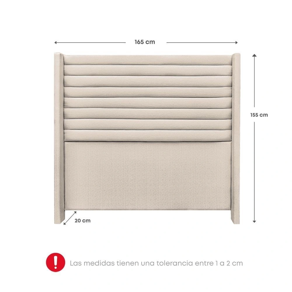 DORMITORIO EUROPEO RIZZOLI FIRENZE QUEEN BEIGE - 8