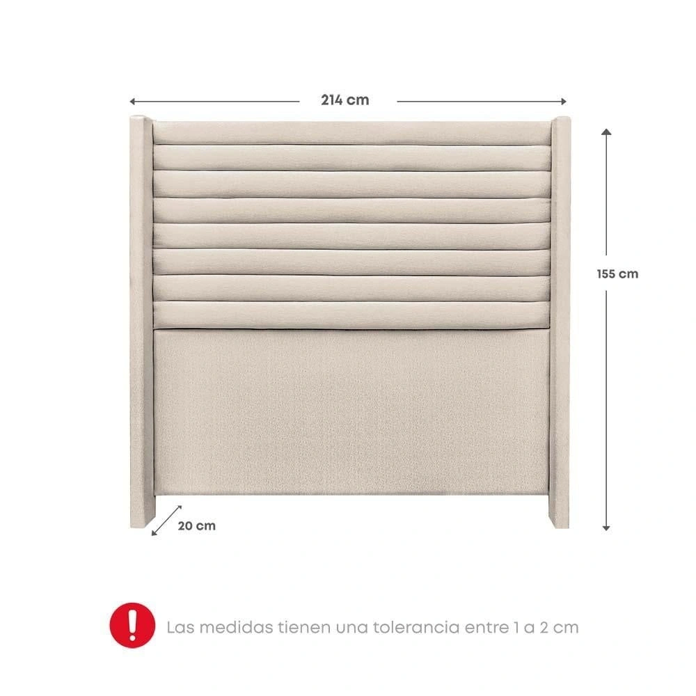 DORMITORIO EUROPEO RIZZOLI FIRENZE KING BEIGE - 8