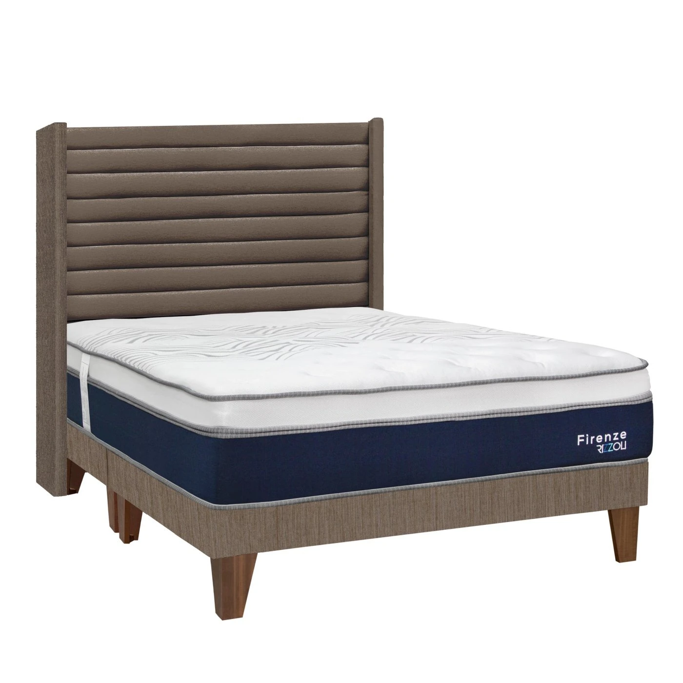 DORMITORIO EUROPEO RIZZOLI FIRENZE QUEEN MARRON - 2