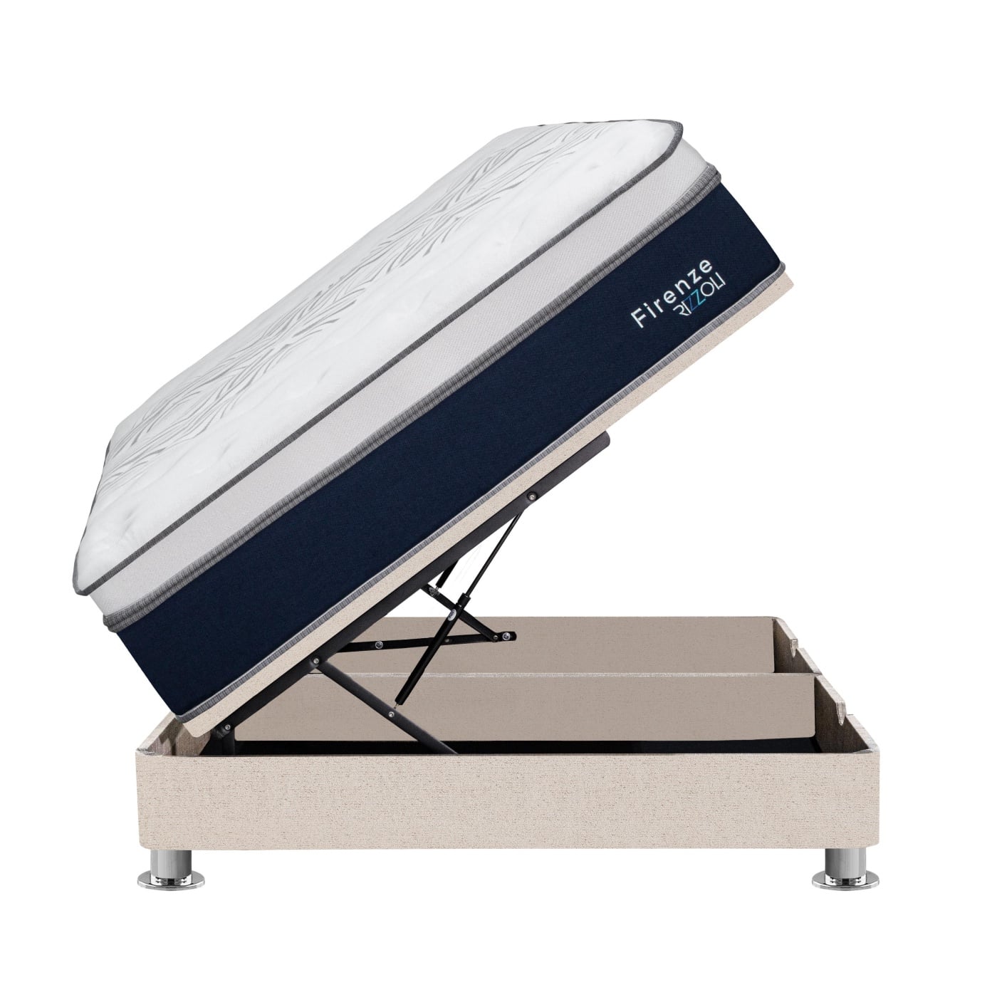 CAMA BOXET RIZZOLI FIRENZE 2 PLAZAS BEIGE - 2