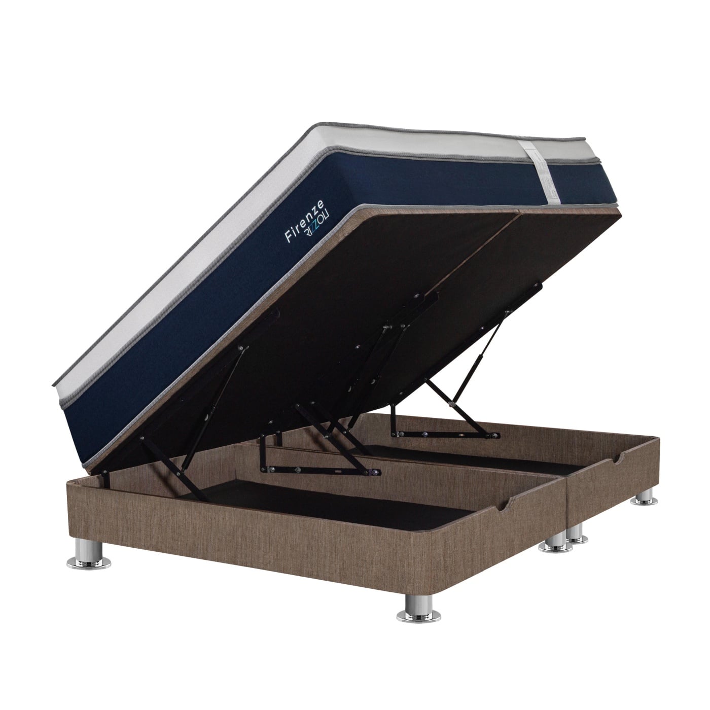 CAMA BOXET RIZZOLI FIRENZE MARRON QUEEN MARRÓN - 1