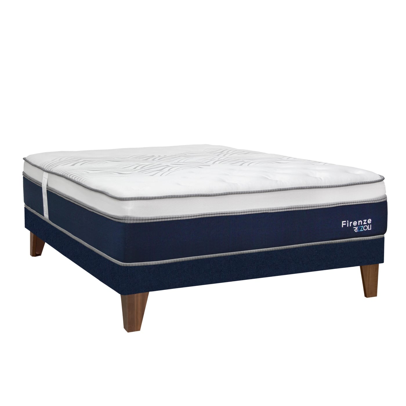 CAMA EUROPEA RIZZOLI FIRENZE 2 PLAZAS AZUL - 1