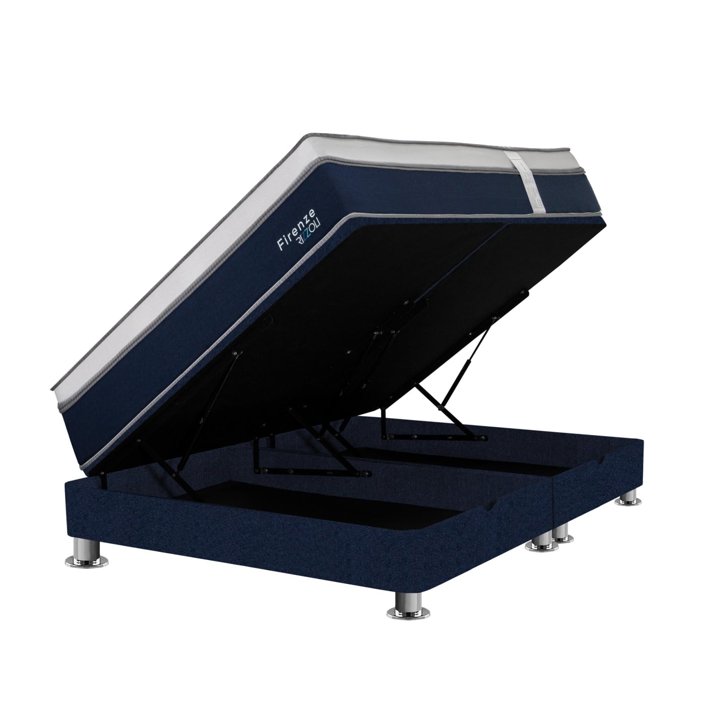 CAMA BOXET RIZZOLI FIRENZE QUEEN AZUL - 1