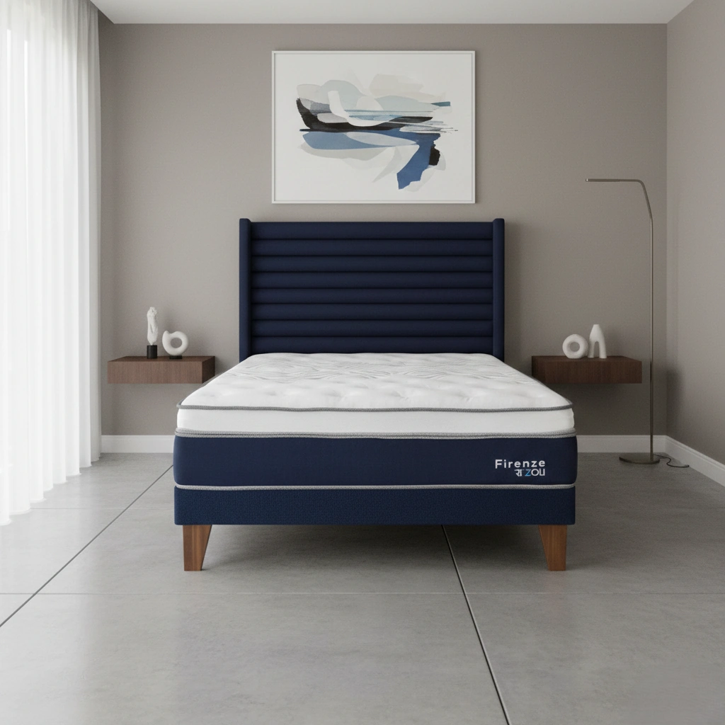 DORMITORIO EUROPEO RIZZOLI FIRENZE KING AZUL - 1