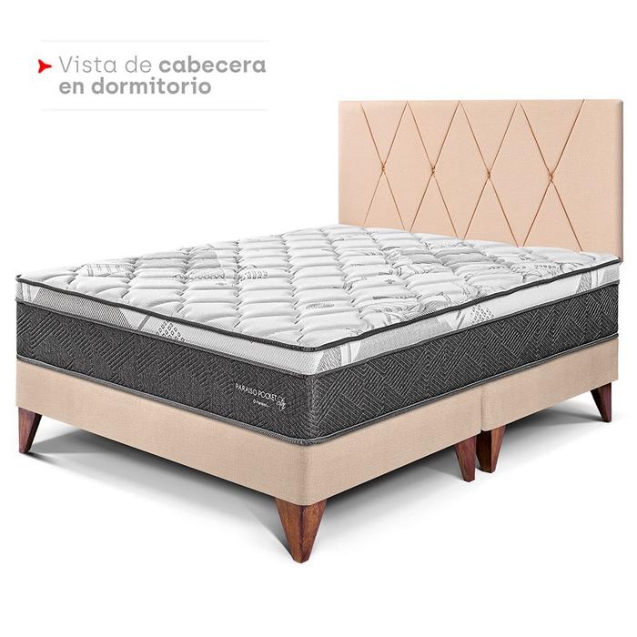 CABECERA PARAÍSO LOFT QUEEN CHAMPAGNE - 4