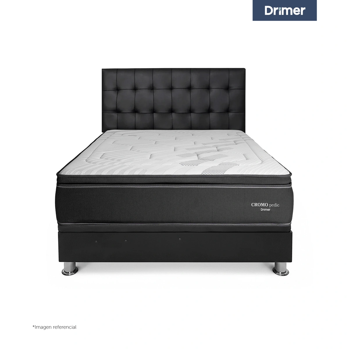 DORMITORIO BOXET DRIMER CROMOPEDIC QUEEN - 2
