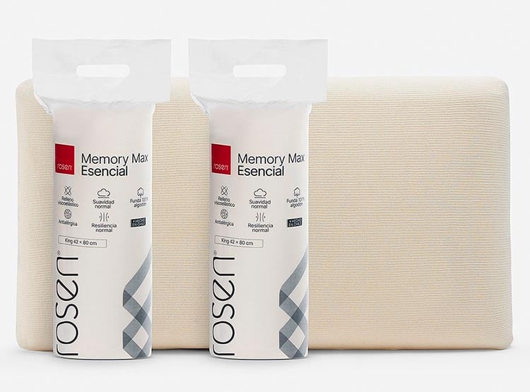 SET X2 ALMOHADA ROSEN MEMORY MAX ESENCIAL KING - 1