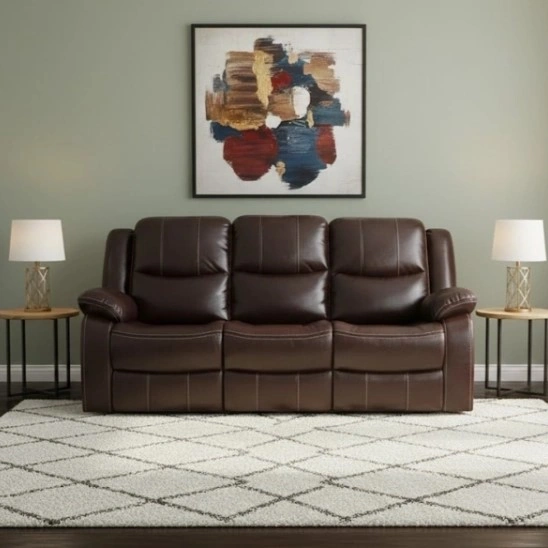 SILLÓN RECLINABLE RIPLEY HOME FINESSO 3 CUERPOS MARRÓN - 1