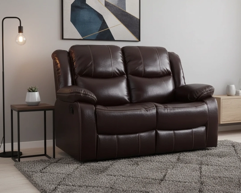 SILLÓN RECLINABLE RIPLEY HOME FINESSO 2 CUERPOS MARRÓN - 1