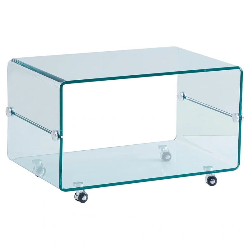 MESA DE CENTRO RIPLEY HOME LUREN TRANSPARENTE 80X50 CM - 2