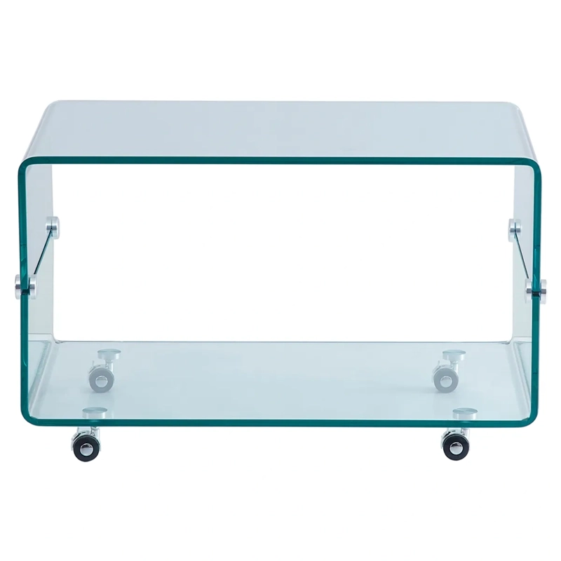 MESA DE CENTRO RIPLEY HOME LUREN TRANSPARENTE 80X50 CM - 4
