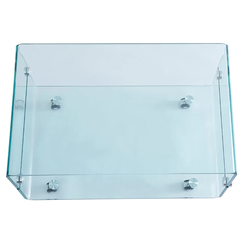 MESA DE CENTRO RIPLEY HOME LUREN TRANSPARENTE 80X50 CM - 5