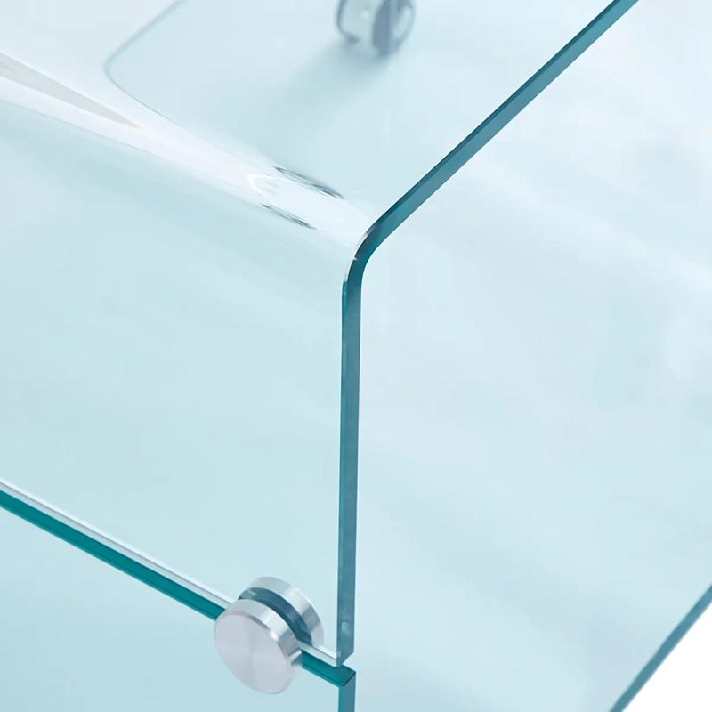MESA DE CENTRO RIPLEY HOME LUREN TRANSPARENTE 80X50 CM - 6