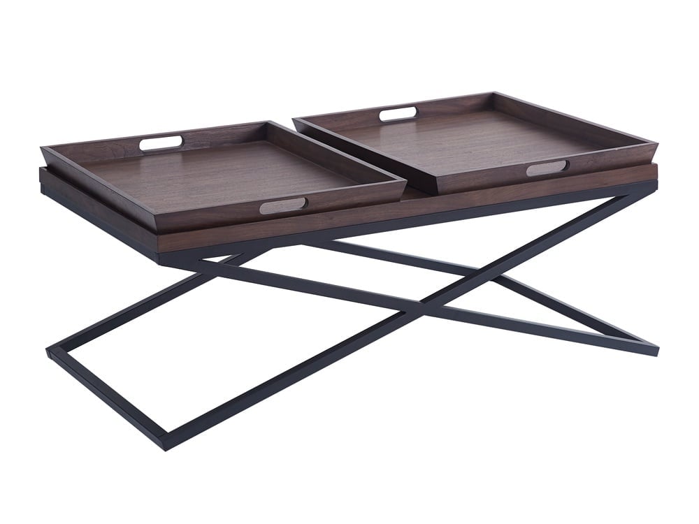 MESA DE CENTRO RIPLEY HOME MONARCA CAFÉ 120X70 CM - 4