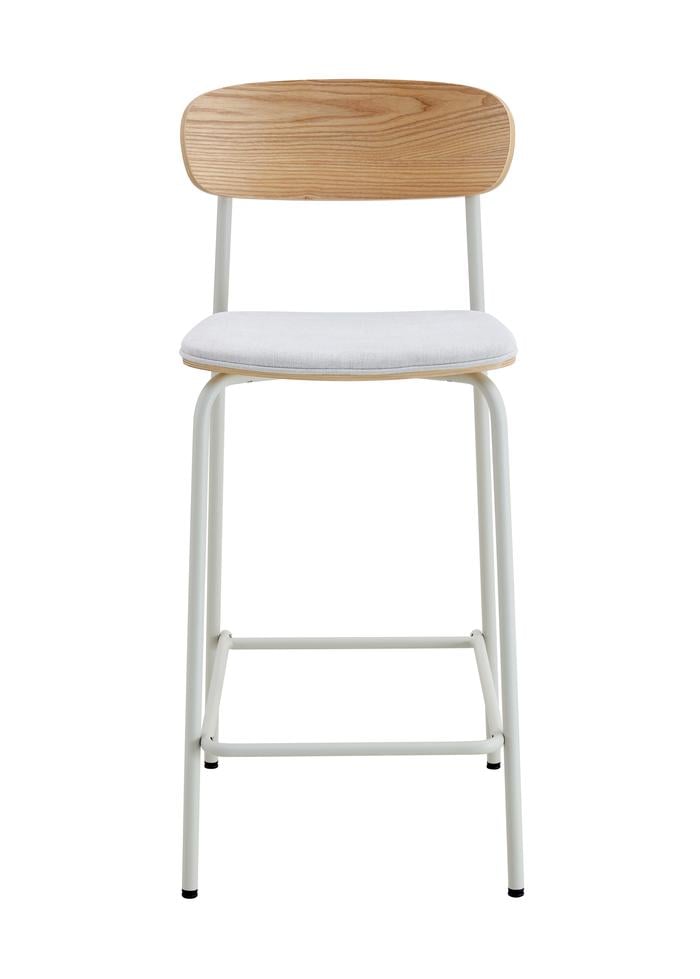 SILLA DE BAR RIPLEY HOME NORDIC MADERA BEIGE - 1