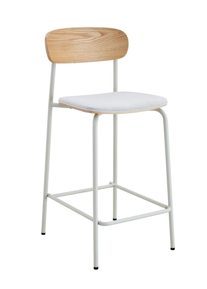 SILLA DE BAR RIPLEY HOME NORDIC MADERA BEIGE - 4