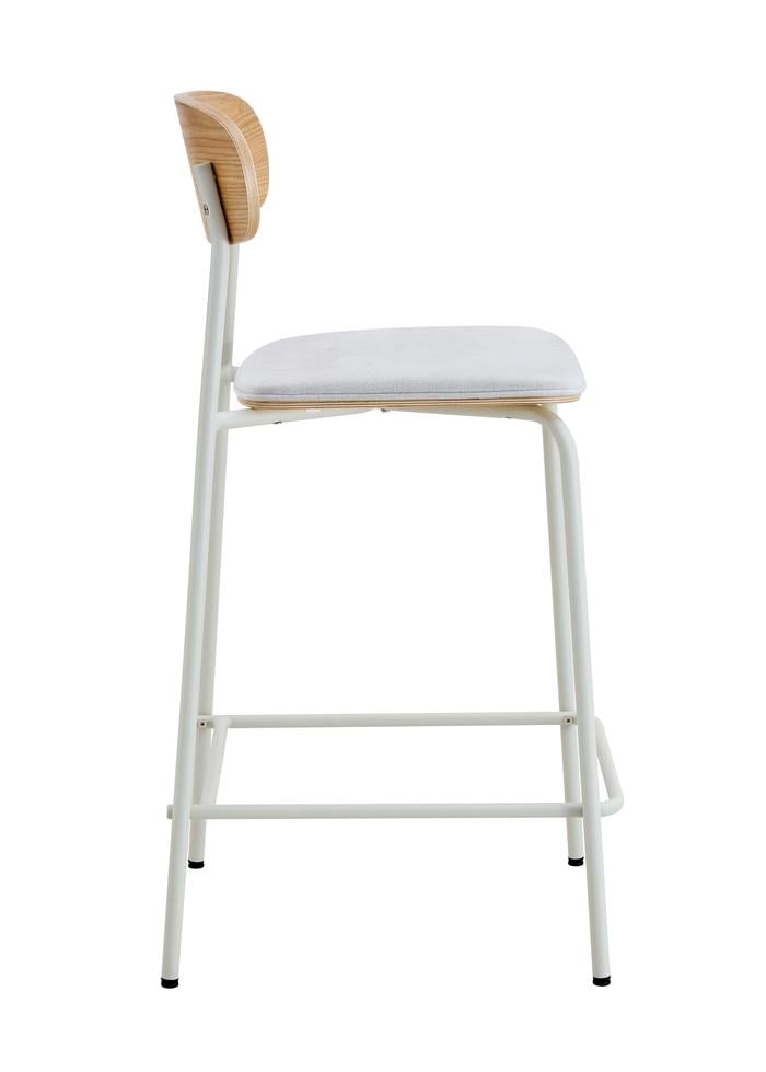 SILLA DE BAR RIPLEY HOME NORDIC MADERA BEIGE - 5