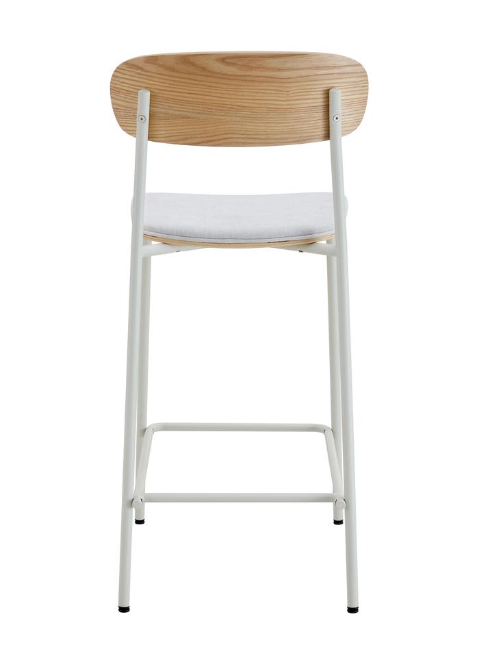 SILLA DE BAR RIPLEY HOME NORDIC MADERA BEIGE - 6