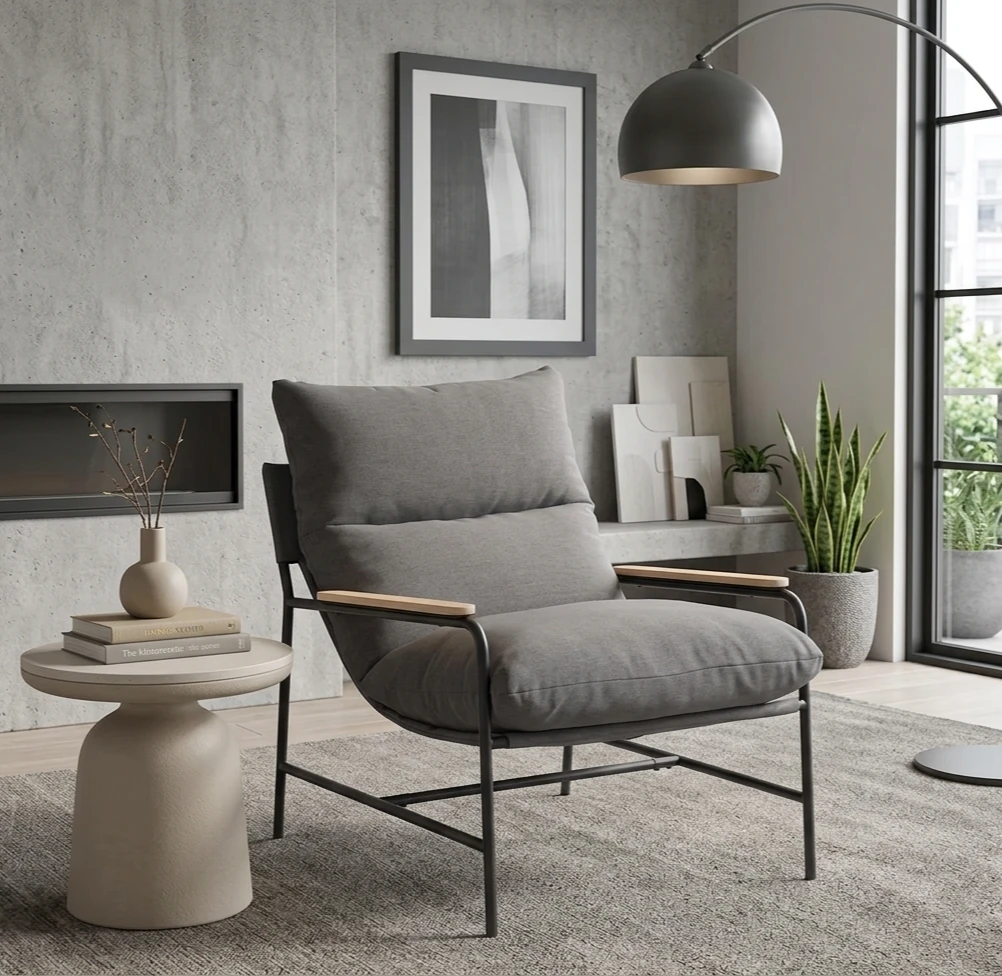 BUTACA RIPLEY HOME BERLIN GRIS - 1