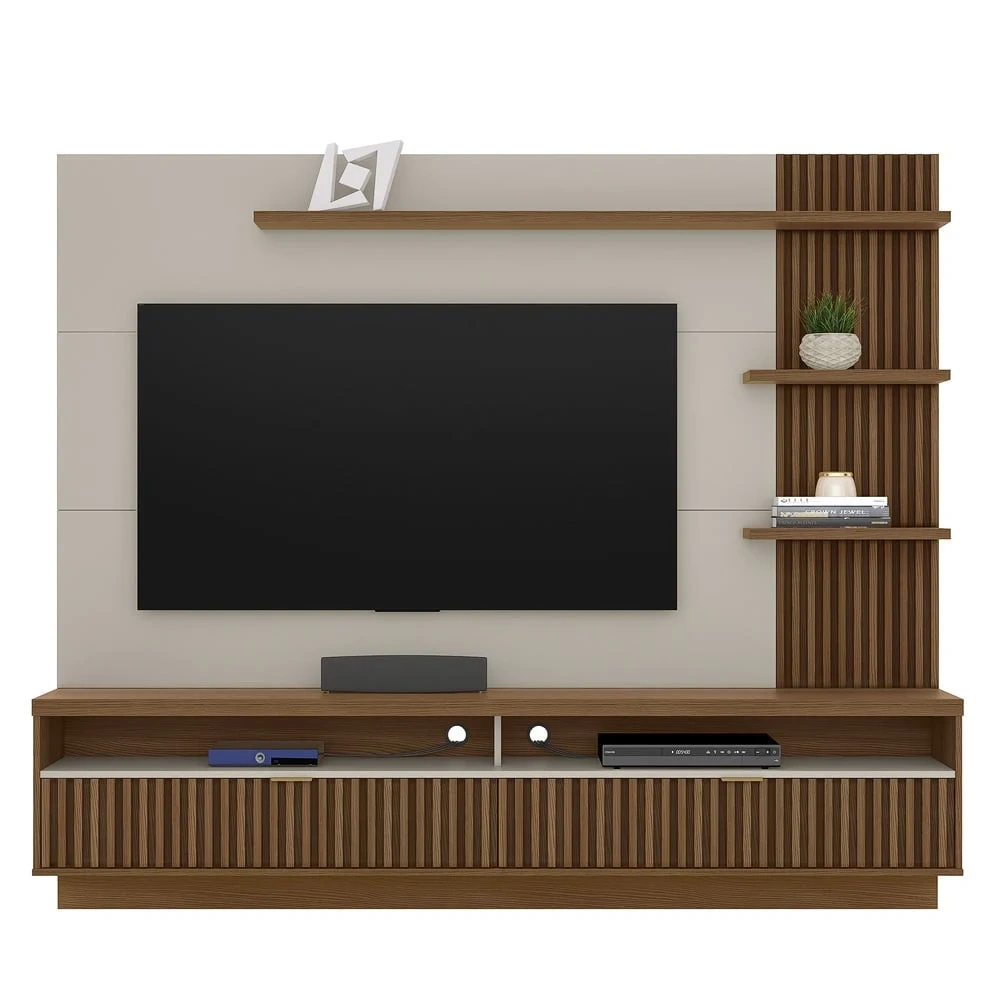 PANEL DE TV RIPLEY HOME ARARUNA OFF WHITE HASTA 65" - 2