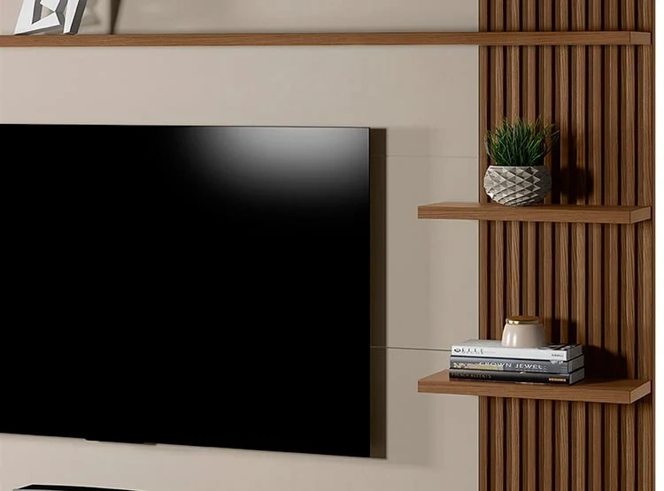 PANEL DE TV RIPLEY HOME ARARUNA OFF WHITE HASTA 65" - 6