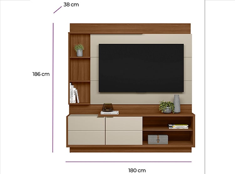 CENTRO DE ENTRETENIMIENTO RIPLEY HOME ATLANTA HASTA 60" - 3