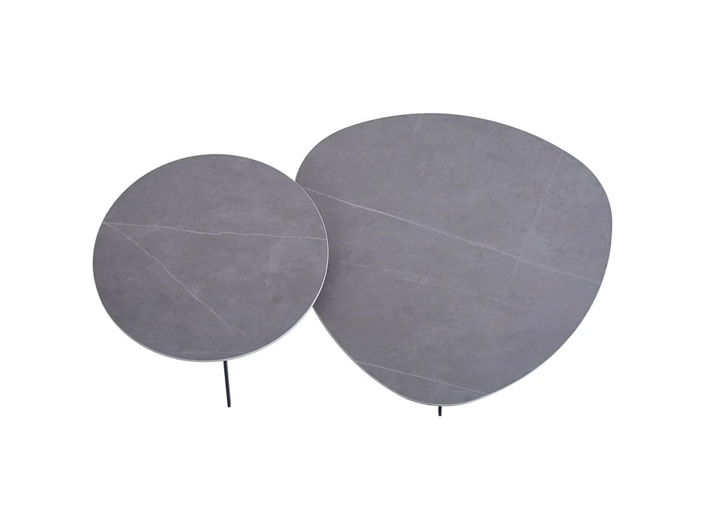 MESA DE CENTRO RIPLEY HOME SETX2 ANN METAL GRIS - 5
