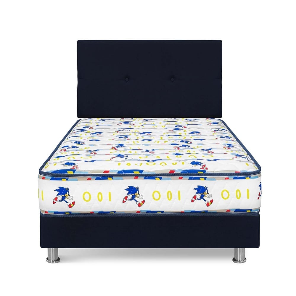 DORMITORIO AMERICANO FORLI SONIC 1.5 PLAZAS AZUL - 2