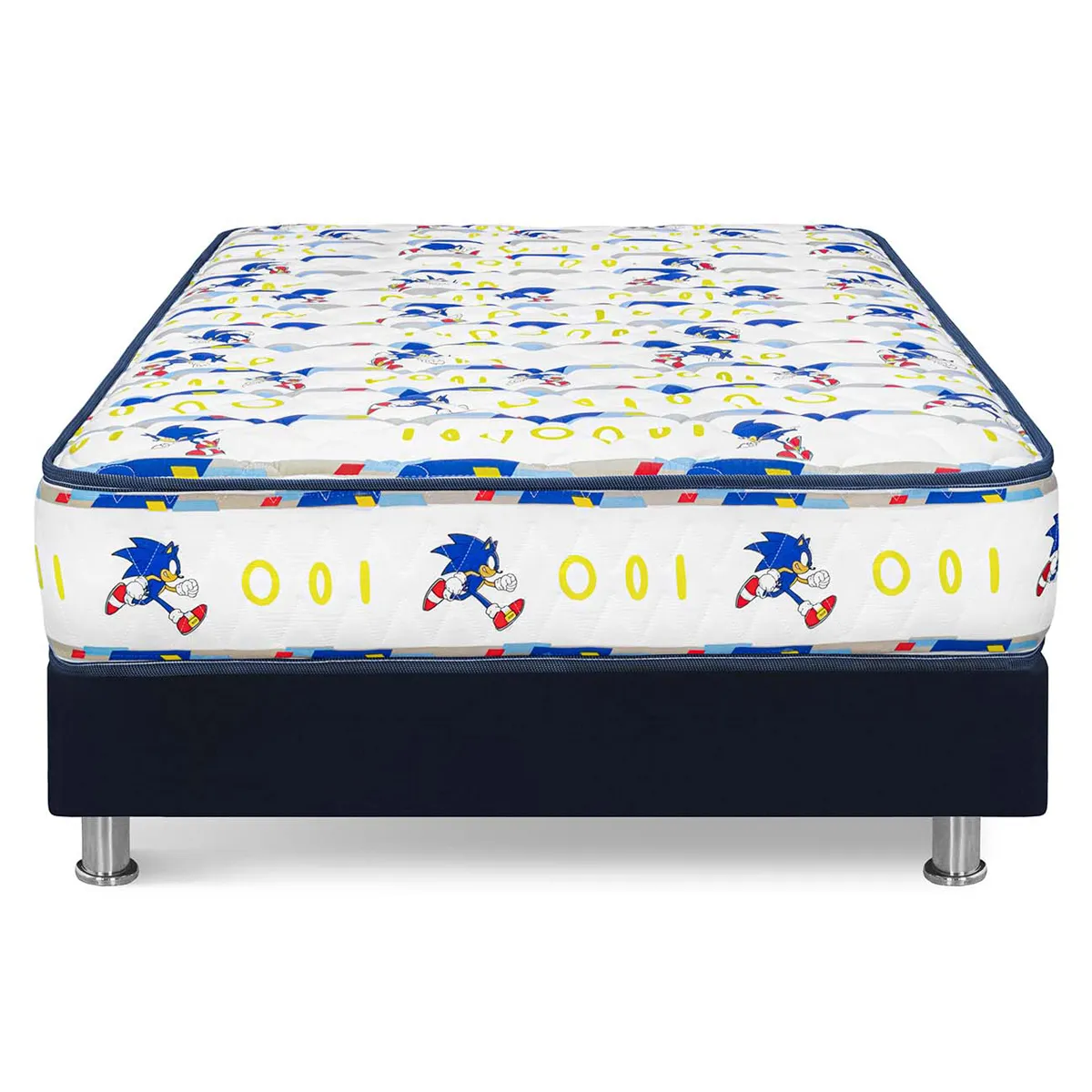 CAMA AMERICANA FORLI SONIC 1.5 PLAZAS AZUL - 1