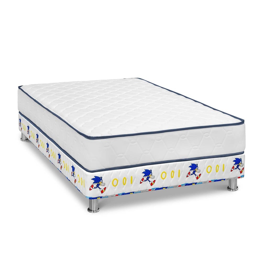 CAMA AMERICANA FORLI SONIC 1.5 PLAZAS BLANCO - 1