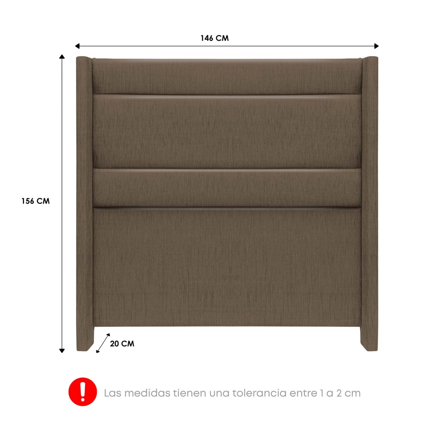 DORMITORIO AMERICANO FORLI NIZA 2 PLAZAS + CABECERA DE LUXE LÍNEA + VELADOR - 9